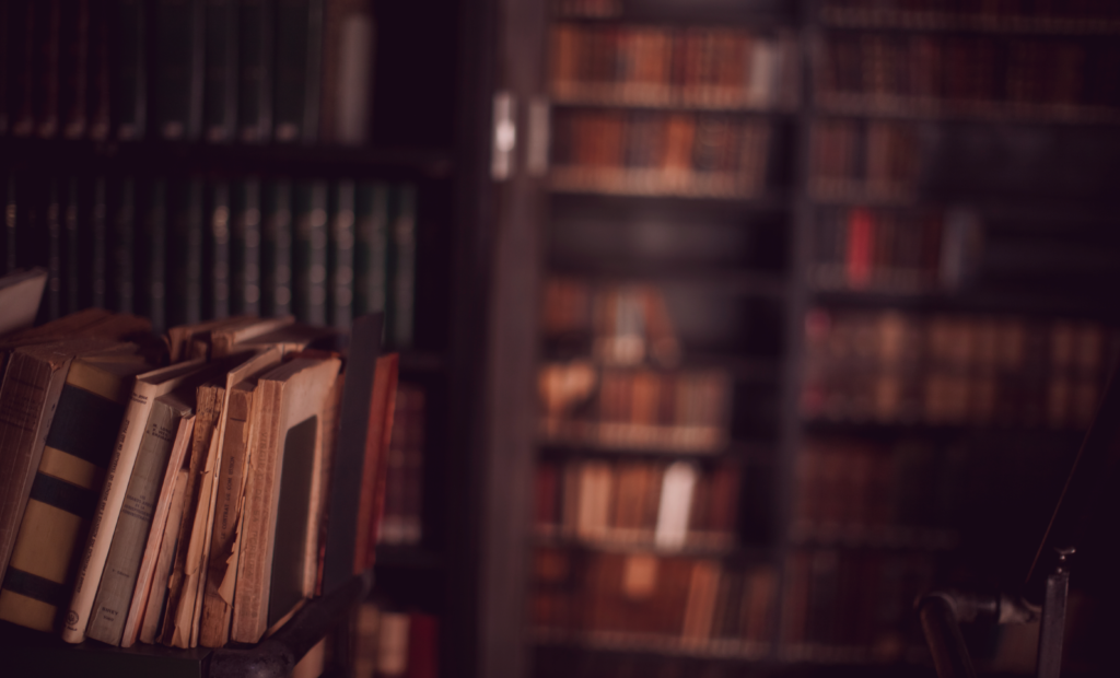 Old Library full of old books